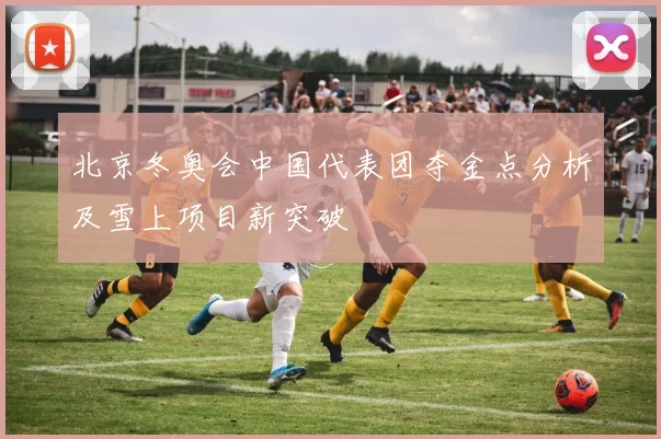 北京冬奥会中国代表团夺金点分析及雪上项目新突破